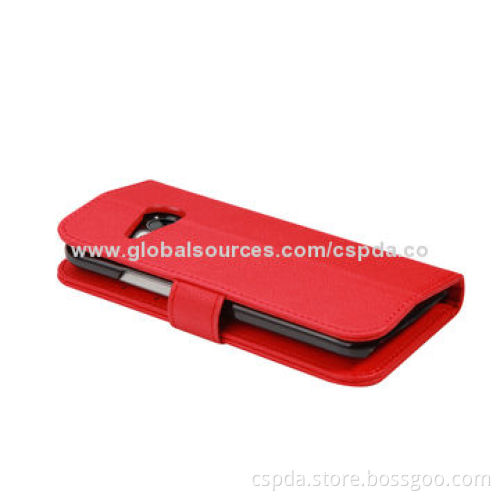 Wallet Design Back Stand PU Leather Mobile Phone Case for HTC One M8 Mini, with Card Slots and Clasp